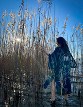 Load image into Gallery viewer, Trinity of Shadows Silk Kimono