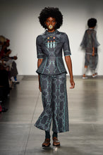 Load image into Gallery viewer, Ivy High Neck Peplum Top