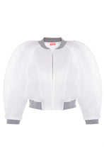 Load image into Gallery viewer, Mesh Bubble Bomber Jacket