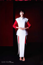 Load image into Gallery viewer, Glitch Dress with Transparent Peplum