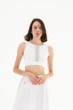 Load image into Gallery viewer, Pure White Sports Bra
