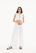 Load image into Gallery viewer, Pure White Wide Leg Pants