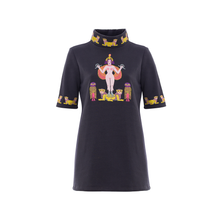 Load image into Gallery viewer, Lion Sweatshirt Dress