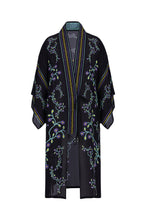Load image into Gallery viewer, Trinity of Shadows Silk Kimono