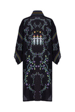 Load image into Gallery viewer, Trinity of Shadows Silk Kimono