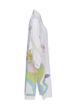Load image into Gallery viewer, Crescent Guardians Silk Kimono