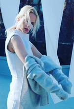 Load image into Gallery viewer, Glitch Dress with Transparent Peplum