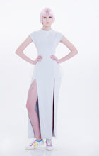 Load image into Gallery viewer, Glitch Dress with Transparent Peplum