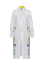 Load image into Gallery viewer, Crescent Guardians Silk Kimono
