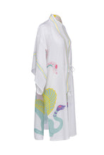 Load image into Gallery viewer, Crescent Guardians Silk Kimono
