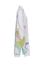 Load image into Gallery viewer, Crescent Guardians Silk Kimono
