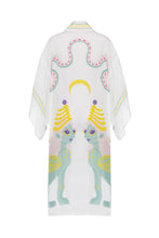 Load image into Gallery viewer, Crescent Guardians Silk Kimono
