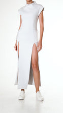 Load and play video in Gallery viewer, Glitch Dress with Transparent Peplum
